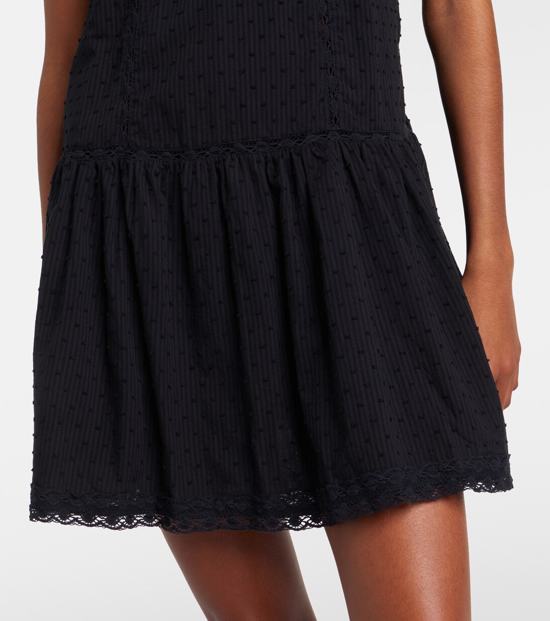 Nora crochet-trimmed cotton minidress | Poupette St Barth
