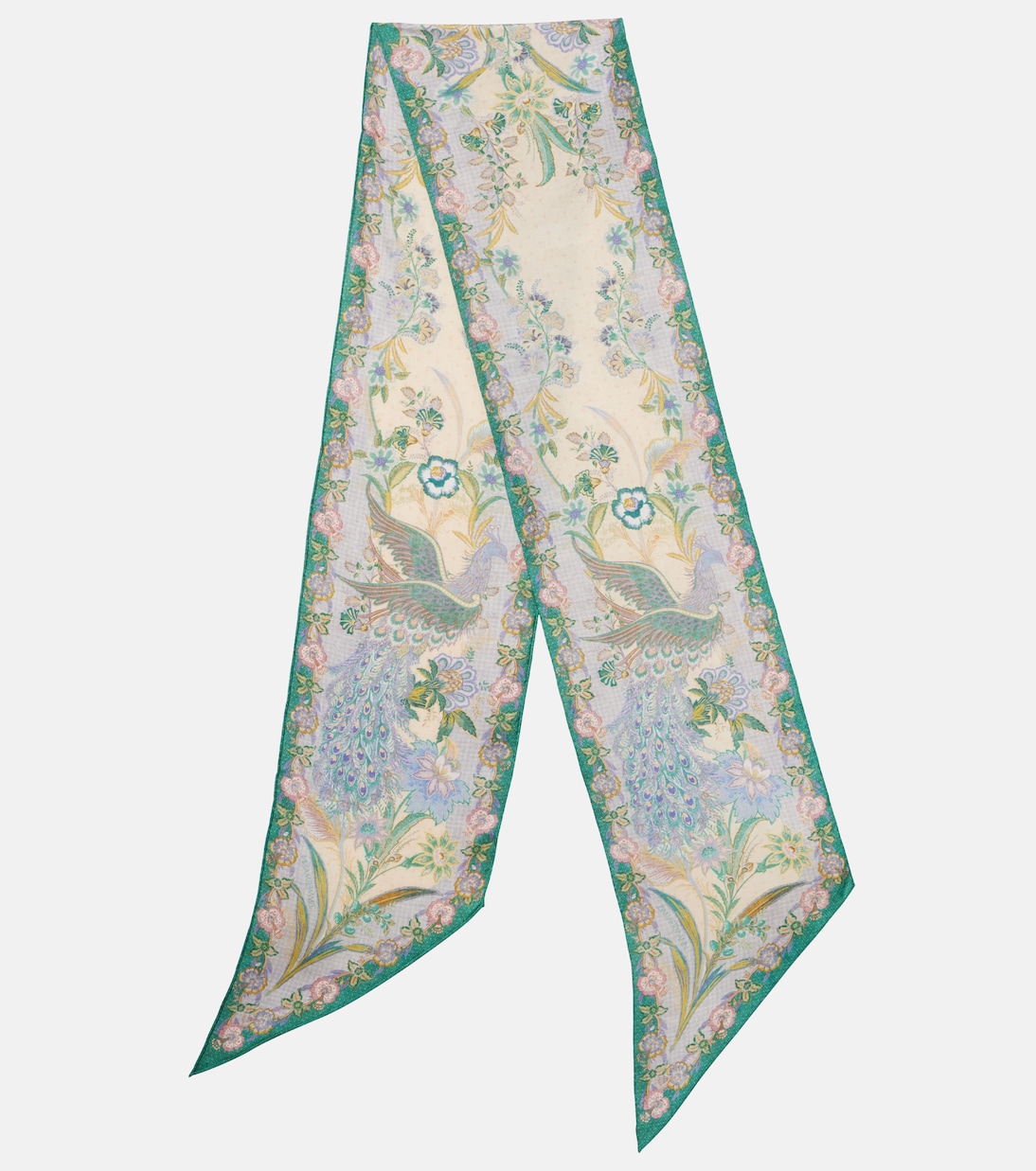 Floral silk scarf | Zimmermann