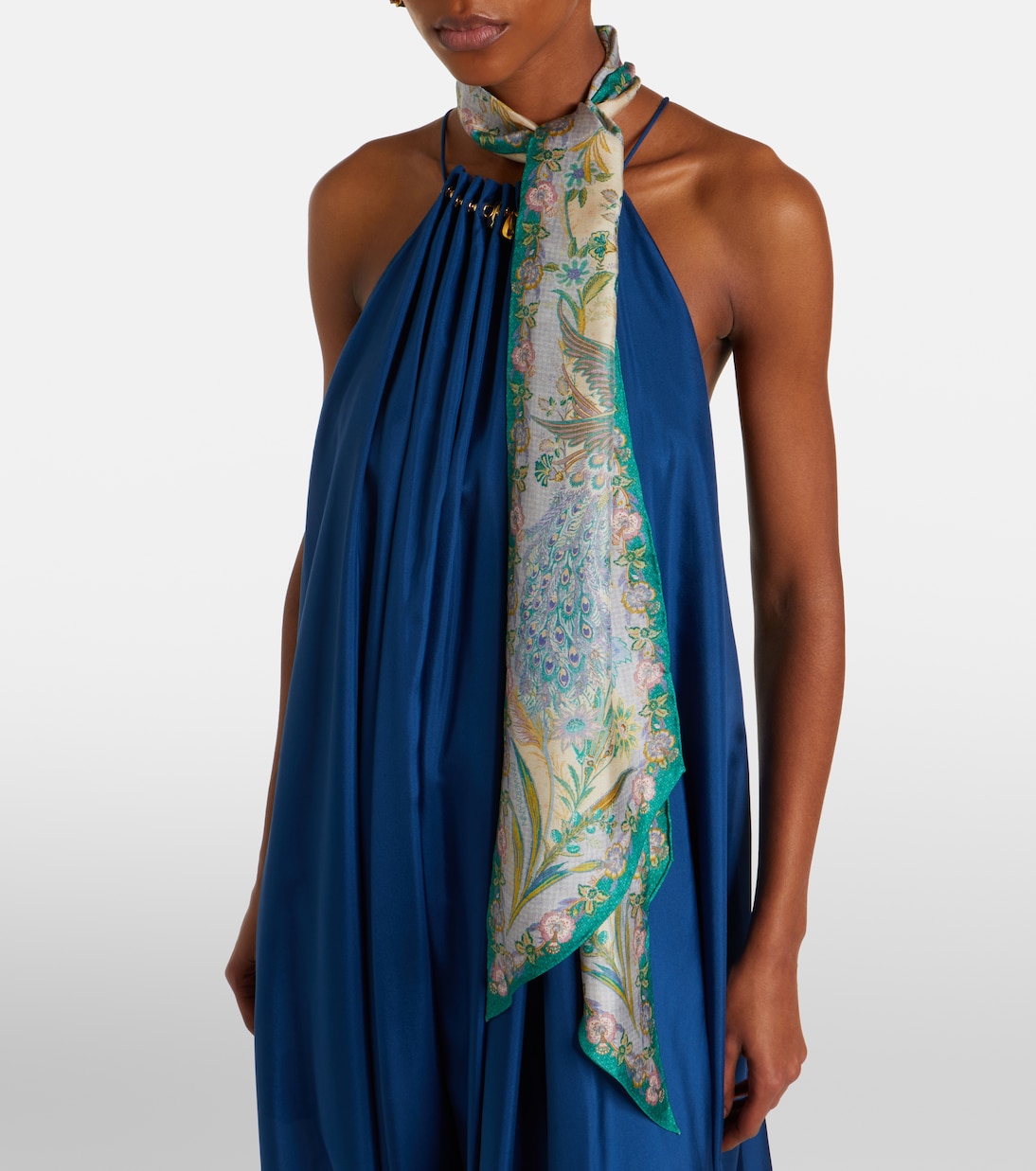 Floral silk scarf | Zimmermann