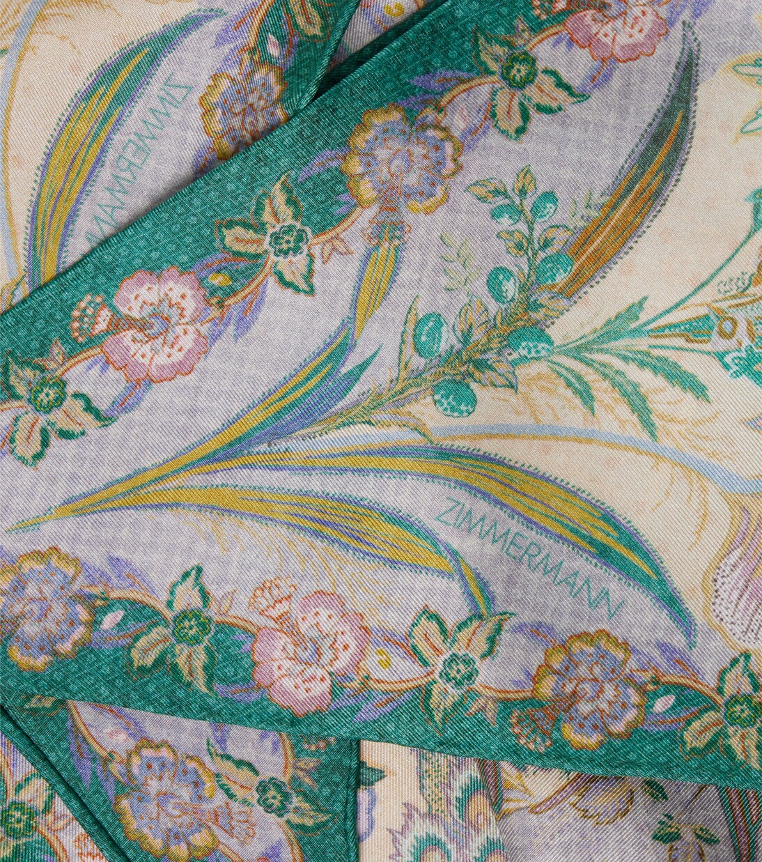 Floral silk scarf | Zimmermann