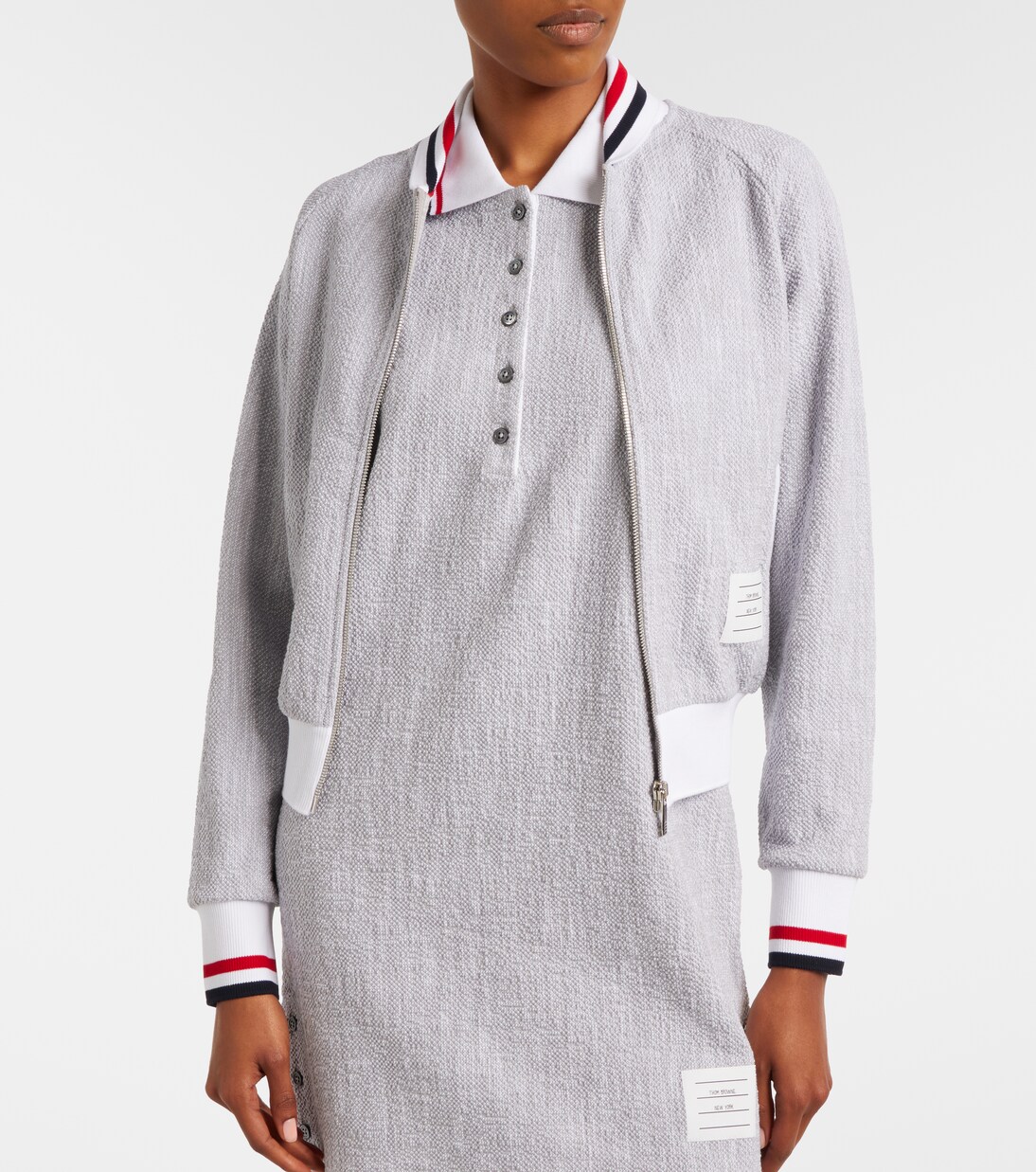 Cotton-blend bomber jacket | Thom Browne