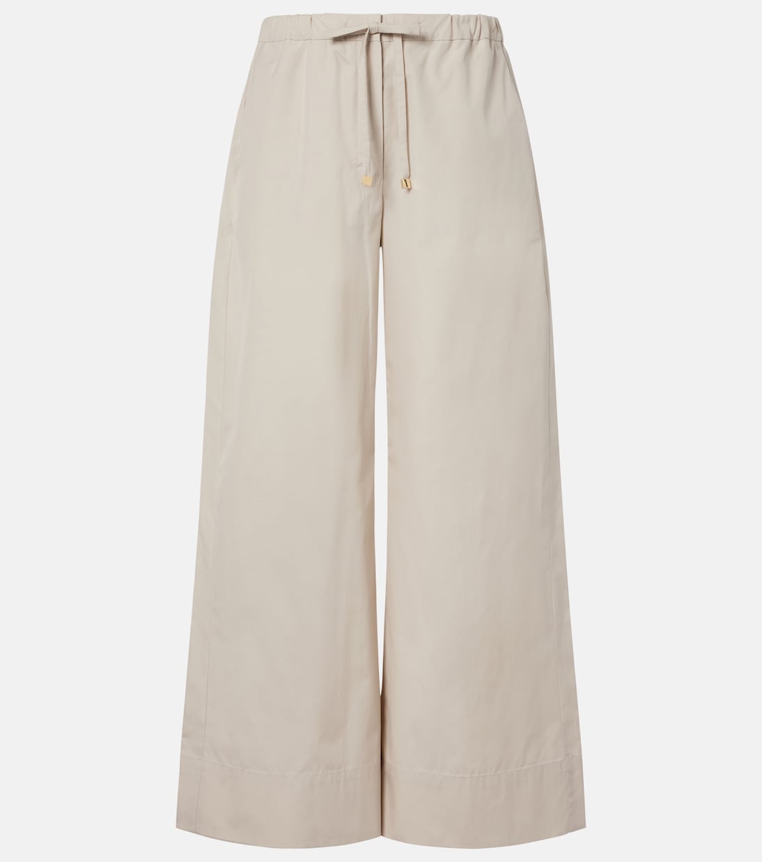 Cotton poplin wide-leg pants | 'S Max Mara