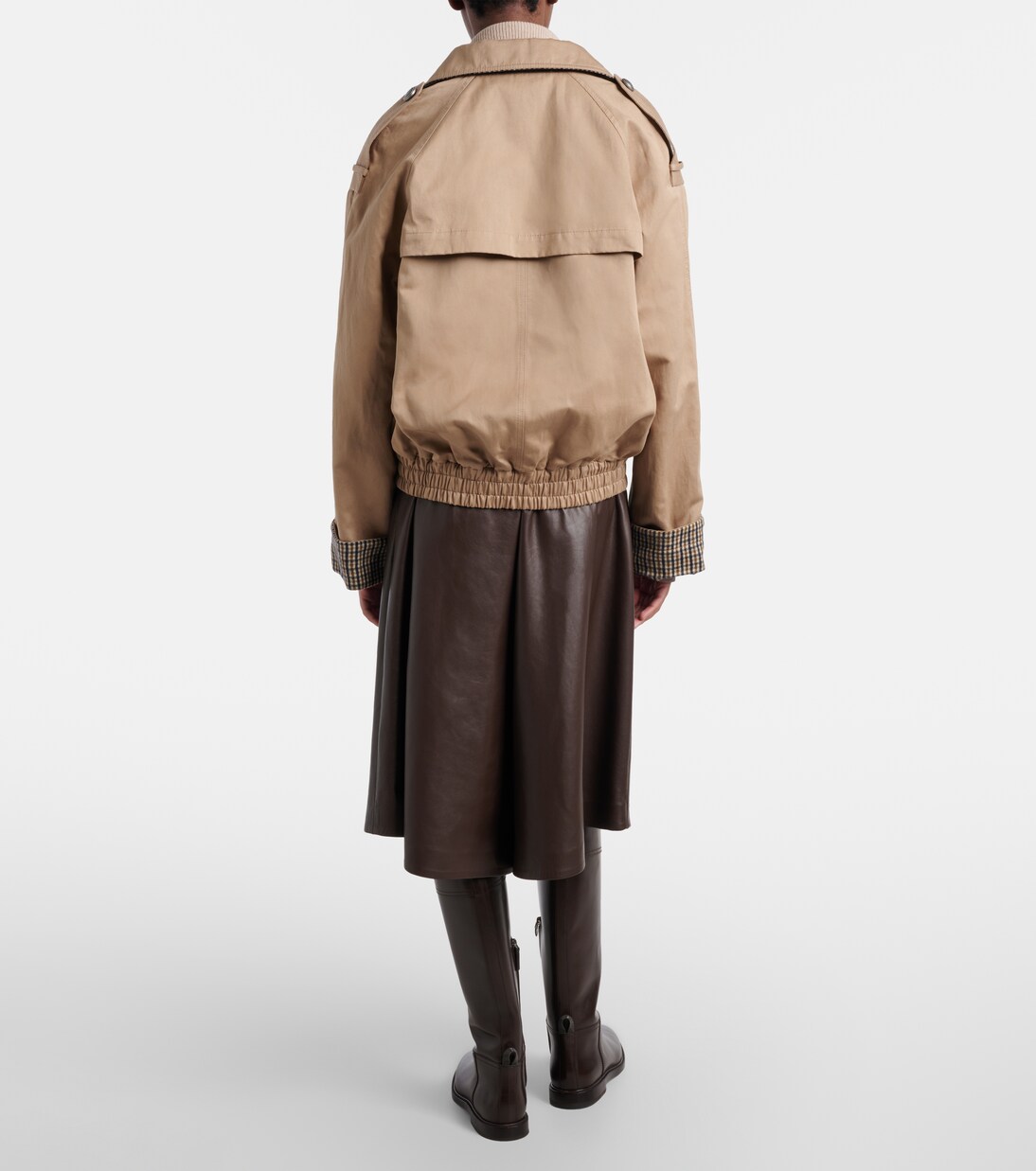 Leather Bermuda shorts | Brunello Cucinelli
