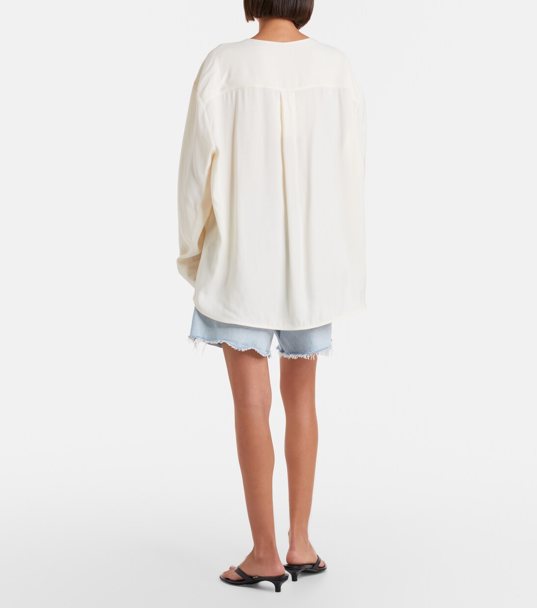 Rhoda 프레이드 데님 쇼츠 | Agolde