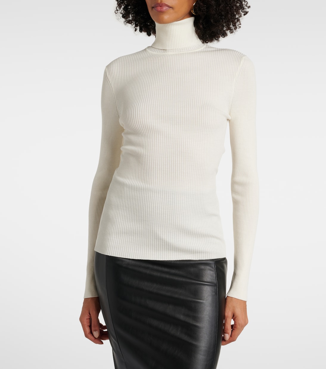 Rollkragenpullover aus Wolle | Wolford