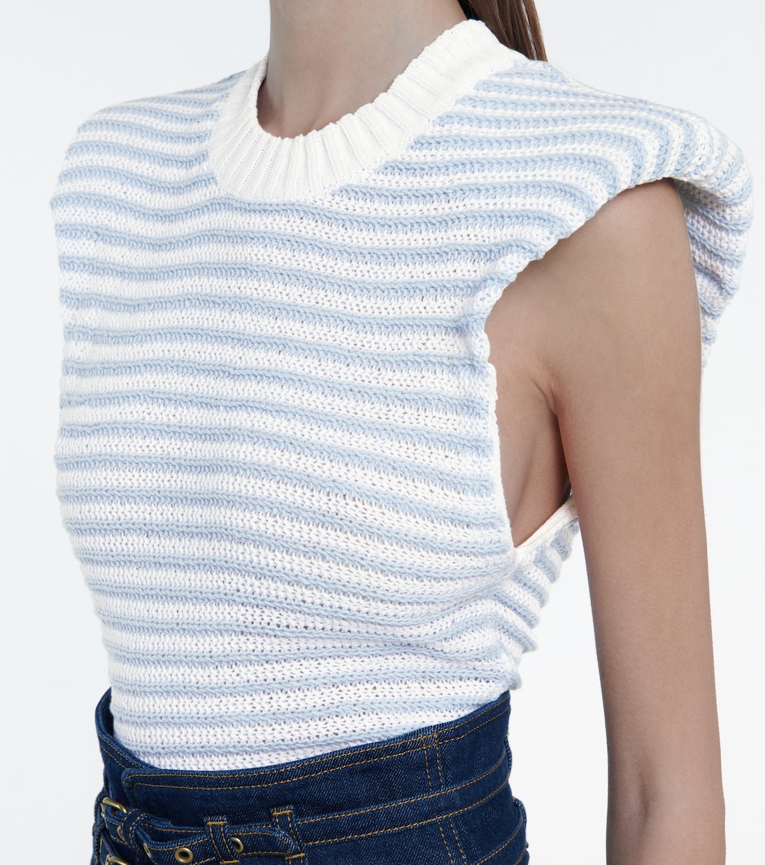 Top a righe in misto cotone | Philosophy di Lorenzo Serafini