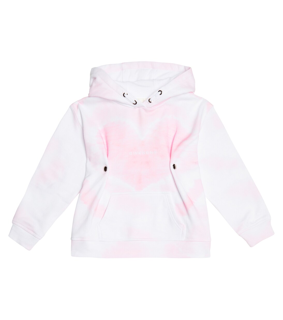 Sweat-shirt à capuche tie & dye en coton | Givenchy Kids