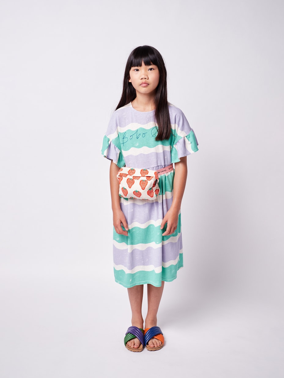 Robe rayée en coton | Bobo Choses