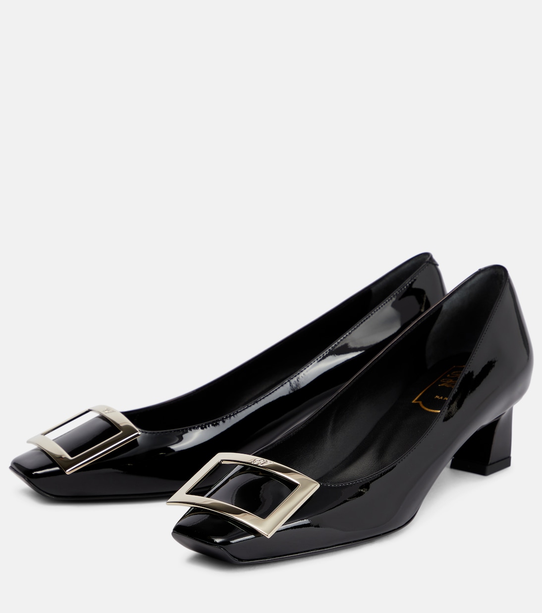 Trompette 45 patent leather pumps | Roger Vivier