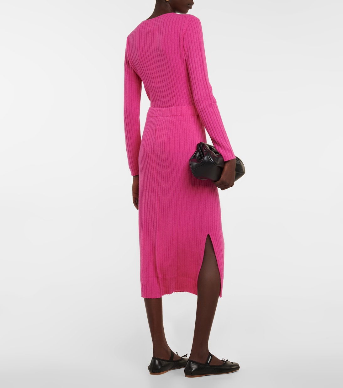 Midirock aus Rippstrick | Jardin des Orangers