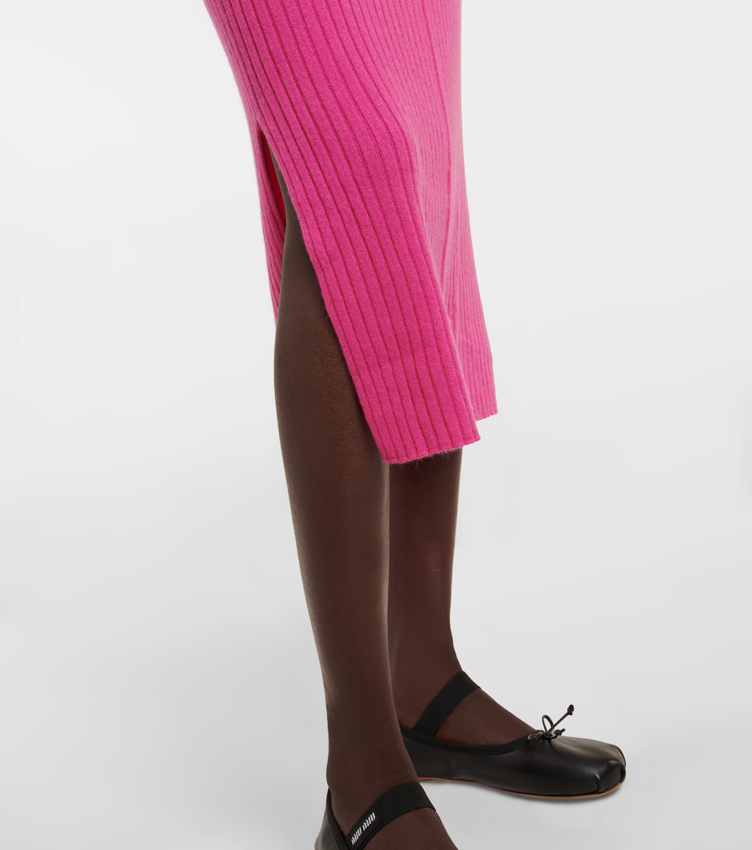 Midirock aus Rippstrick | Jardin des Orangers