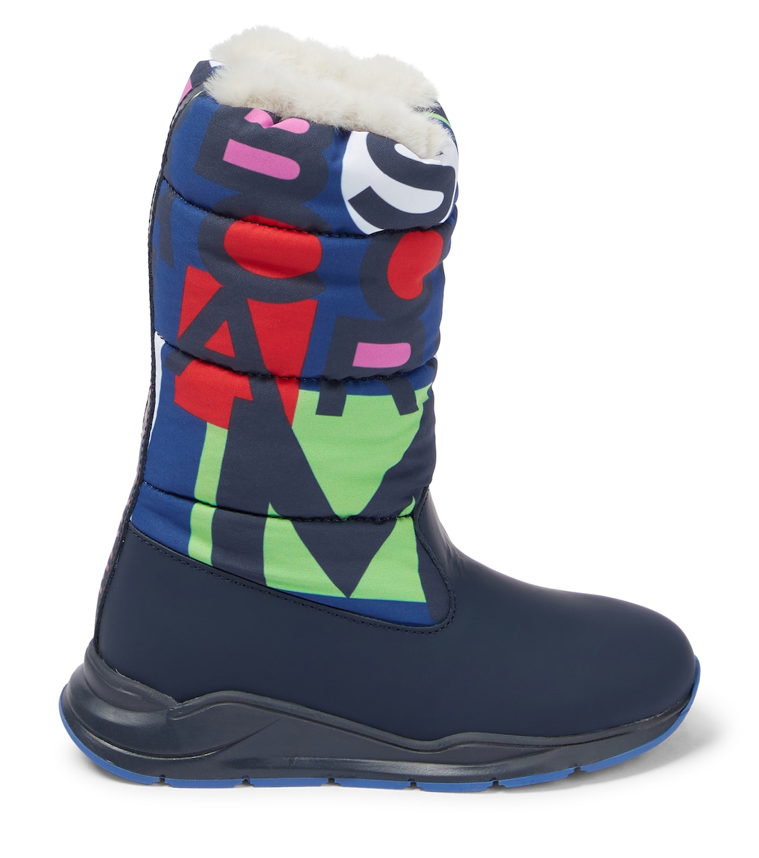 Printed leather snow boots | Marc Jacobs Kids