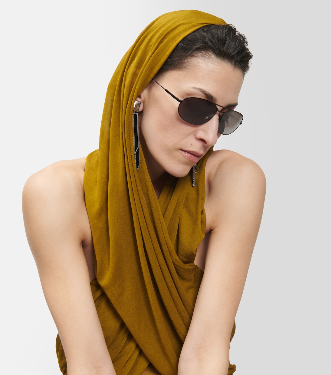 Oval metal sunglasses | Saint Laurent