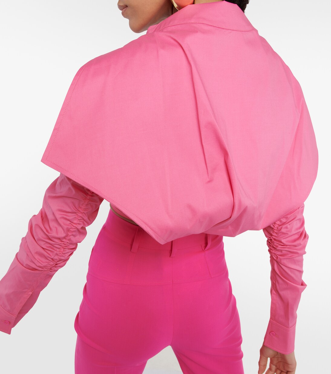 Cropped-Hemd La Chemise Meio aus Baumwolle | Jacquemus