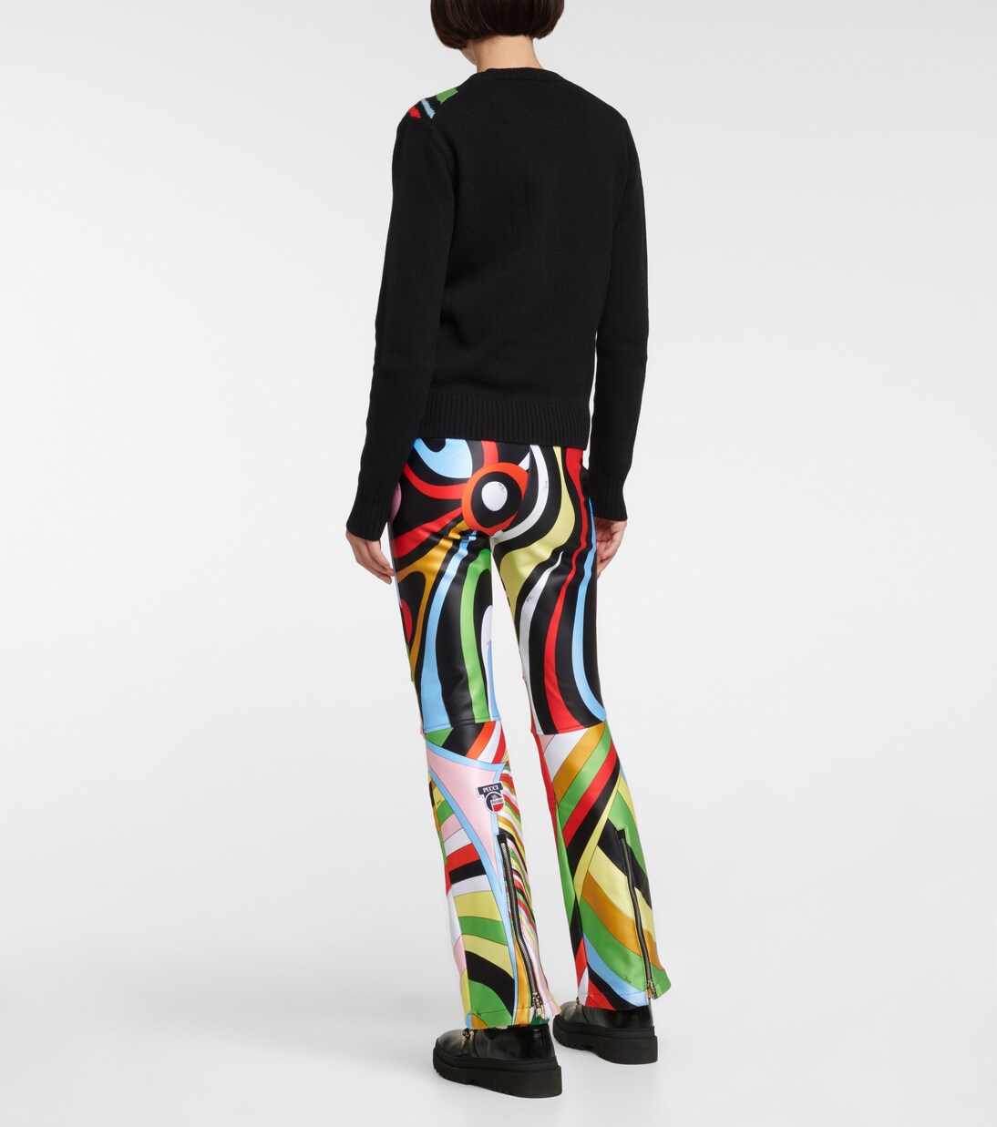 x Fusalp – Pull Marmo intarsia en laine | Pucci