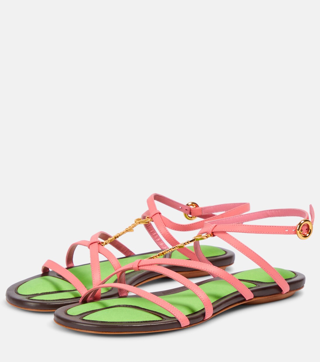Verzierte Sandalen aus Leder | Jacquemus