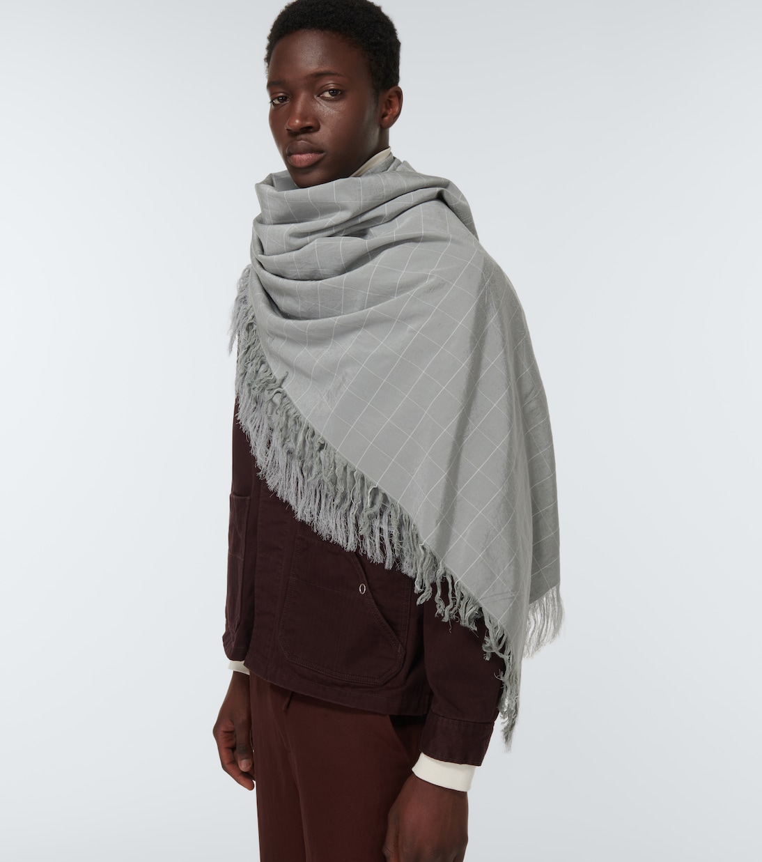 Checked scarf | Undercover