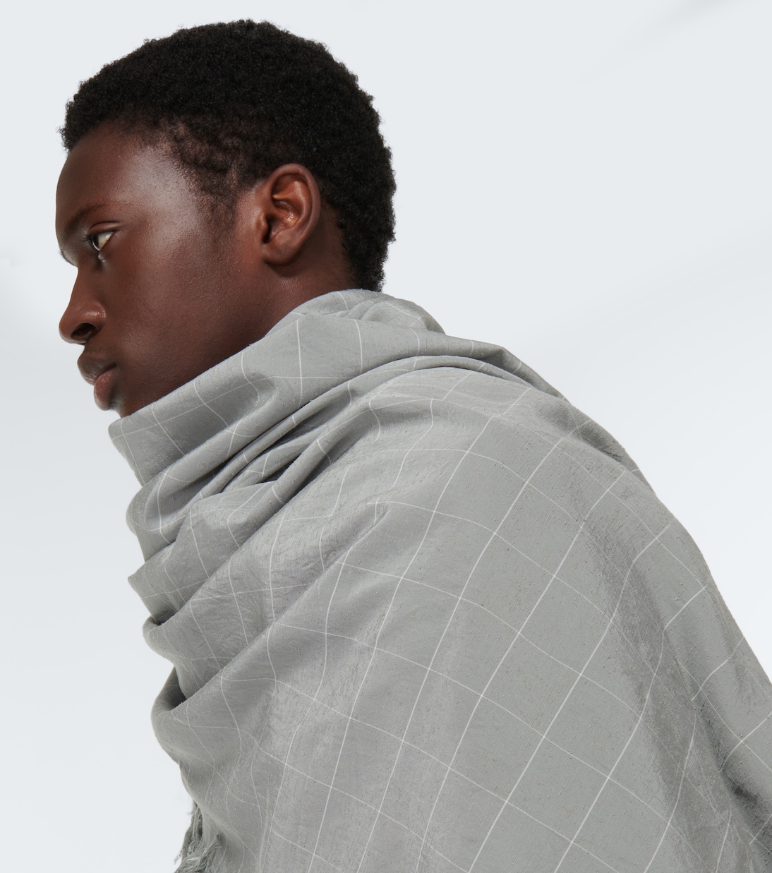 Checked scarf | Undercover