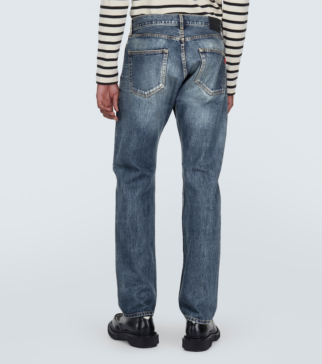 Bestickte Straight Jeans | Undercover