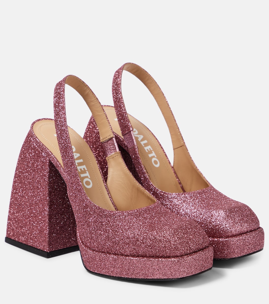 Pumps slingback Bulla Jill con glitter | Nodaleto