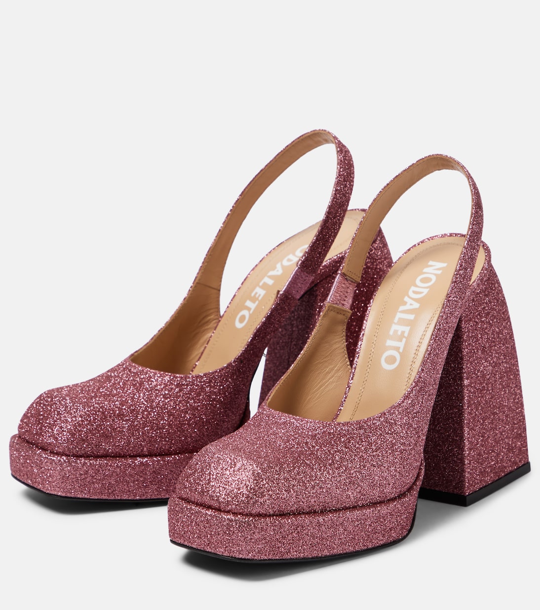 Pumps slingback Bulla Jill con glitter | Nodaleto