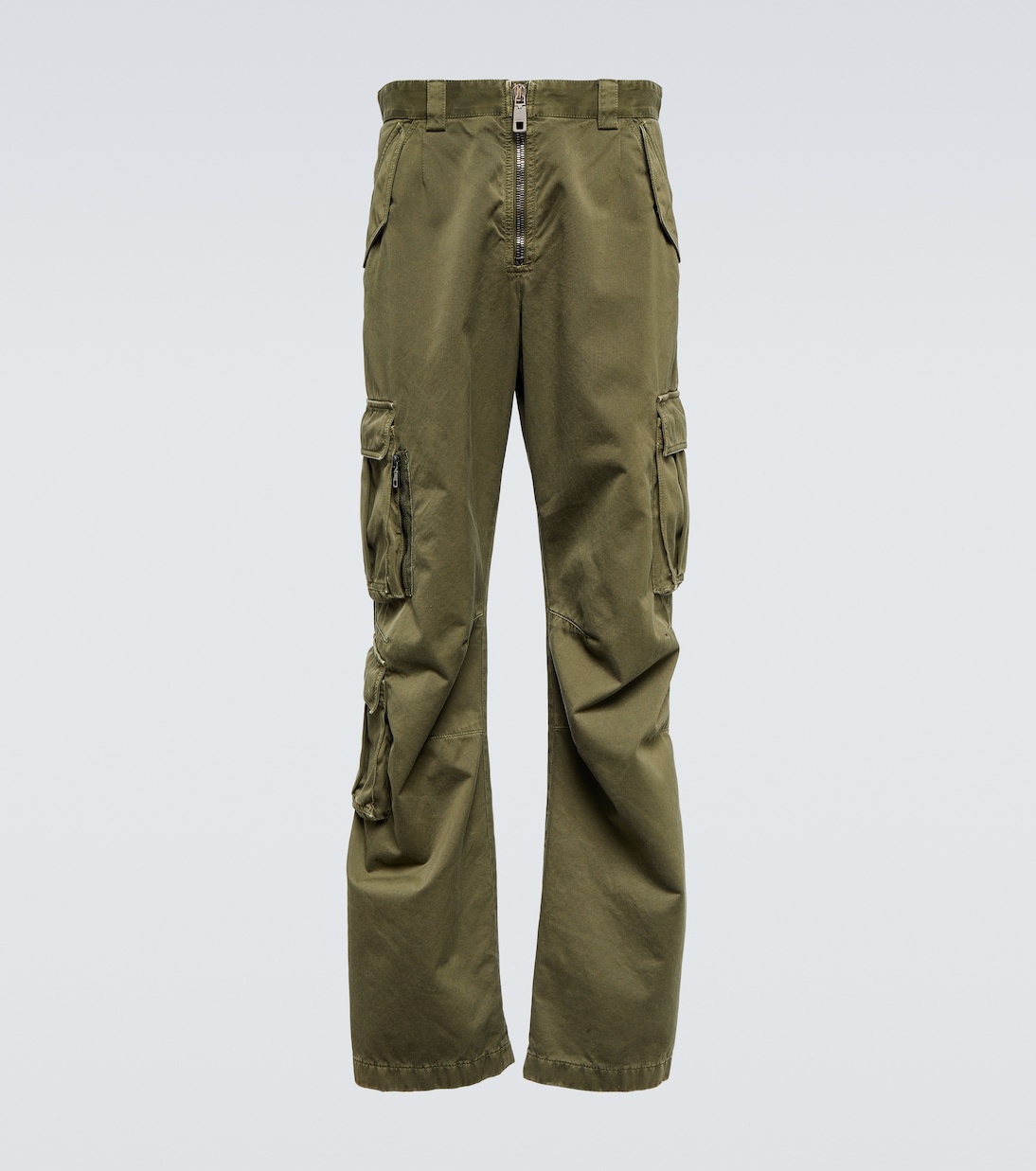 High-rise cotton cargo pants | Dolce&Gabbana