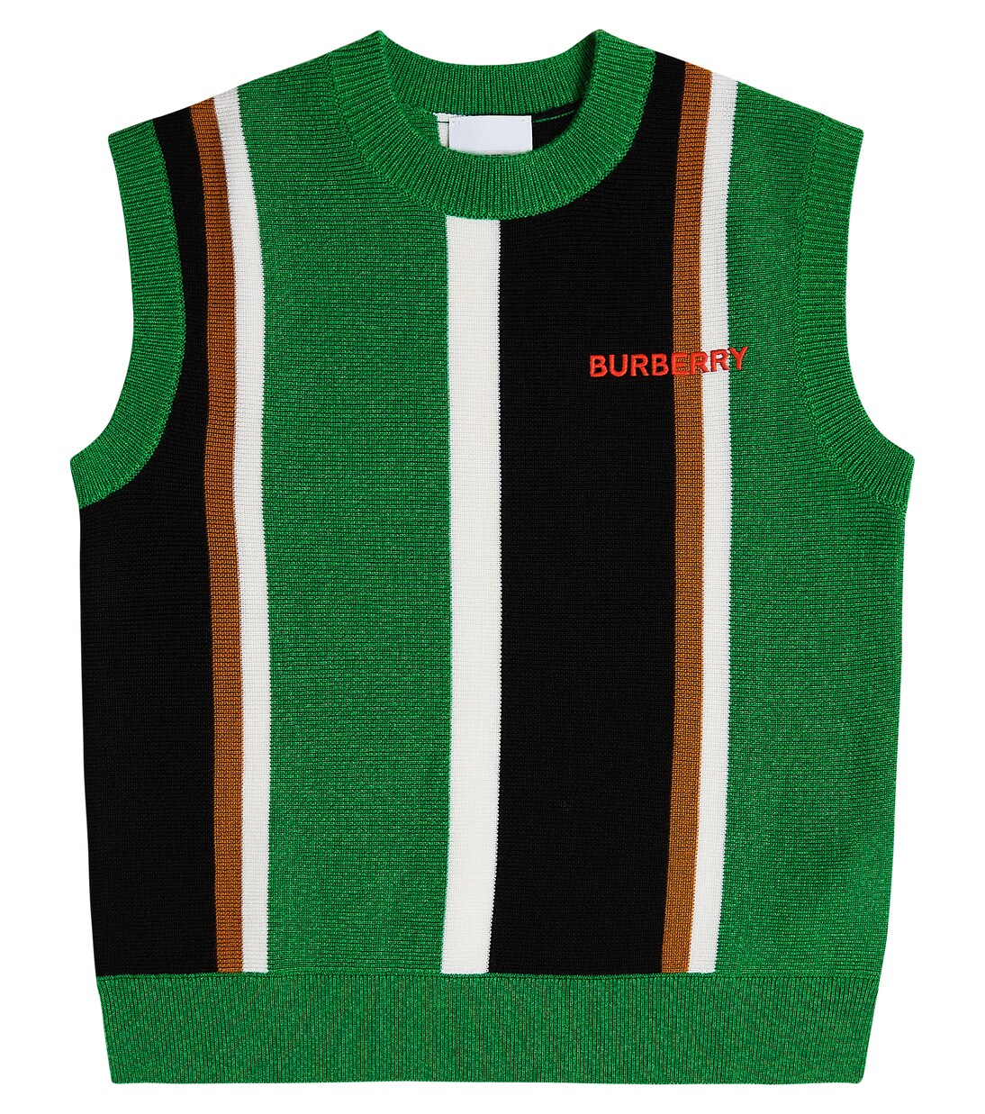 Striped wool and cashmere sweater vest | Burberry Kids