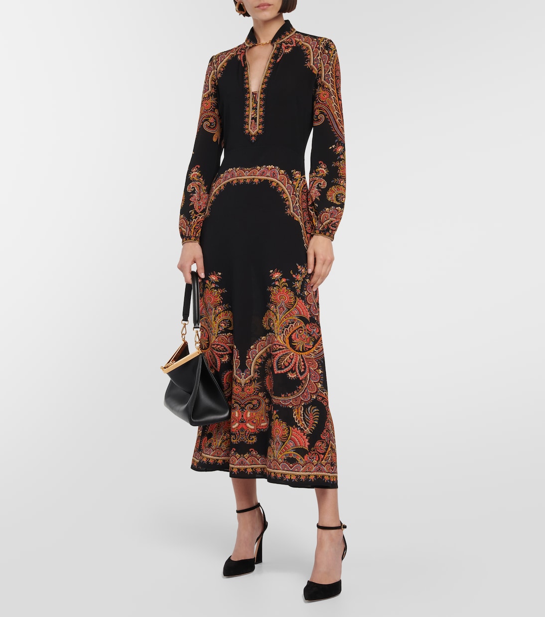 Robe midi à motif cachemire | Etro