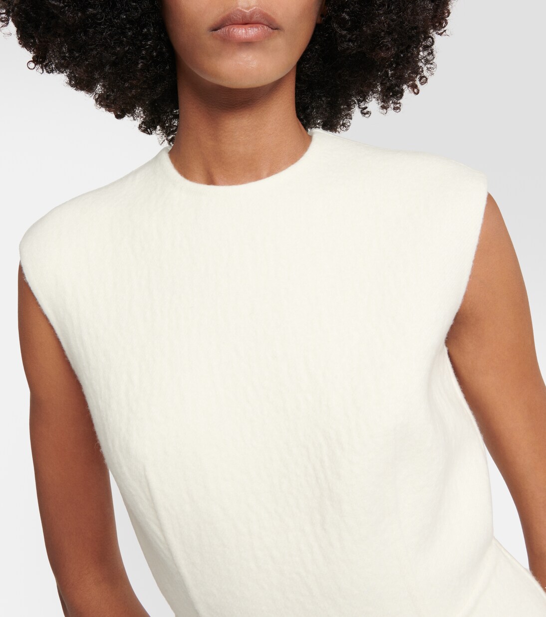 Verziertes Minikleid aus einem Wollgemisch | Prada