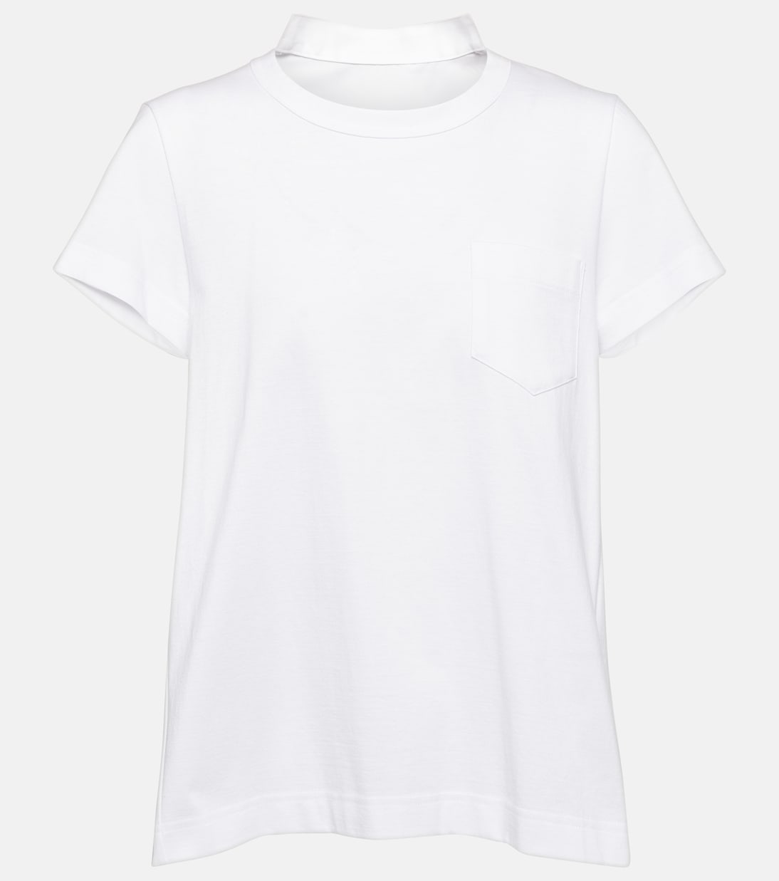 T-Shirt aus Baumwoll-Jersey | Sacai