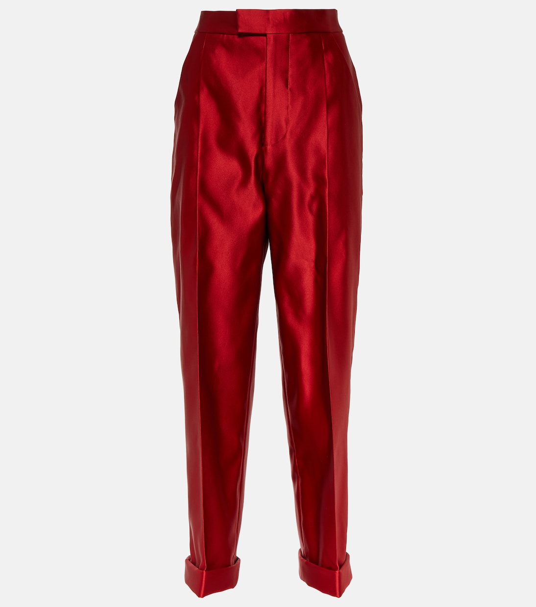 Silk duchesse tapered pants | Tom Ford