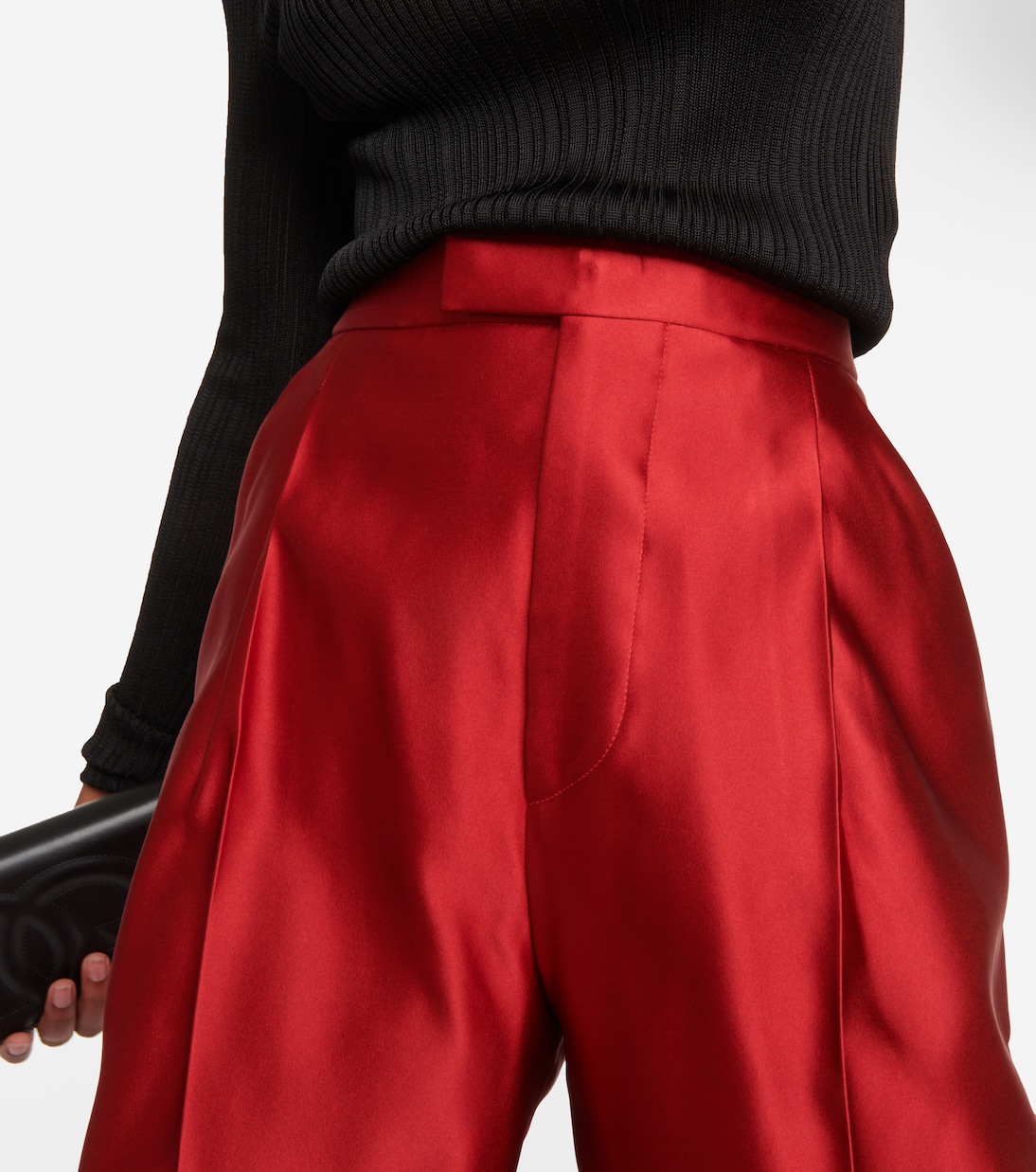 Silk duchesse tapered pants | Tom Ford