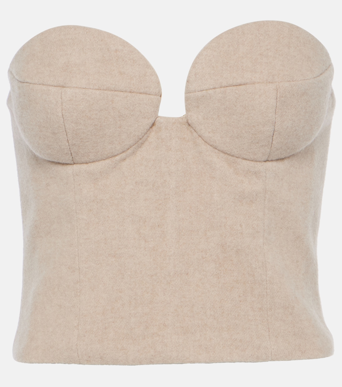Bustier-Top aus Kaschmir | Magda Butrym