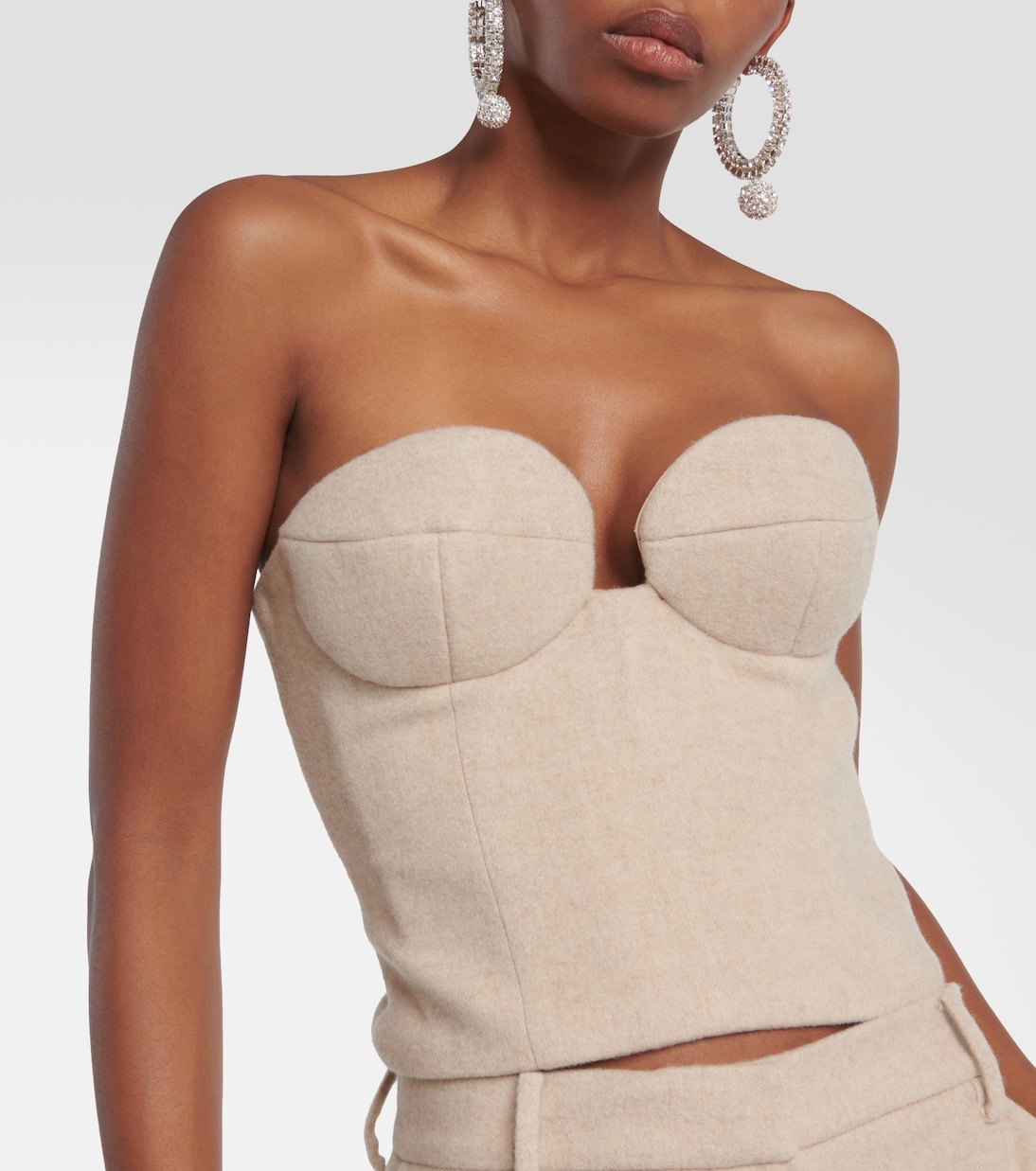 Bustier-Top aus Kaschmir | Magda Butrym