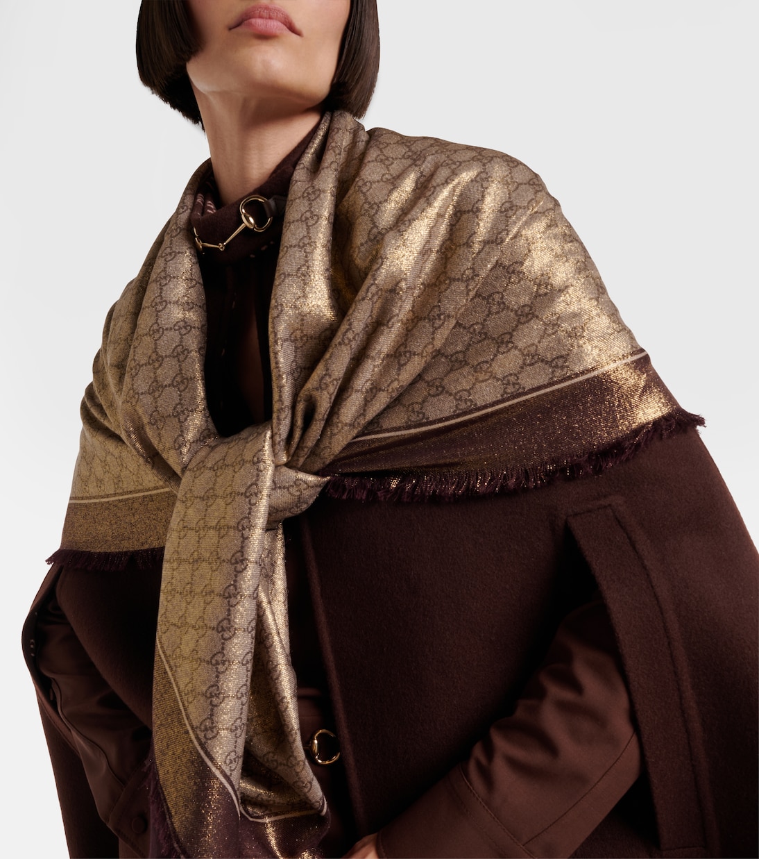 GG jacquard wool scarf | Gucci