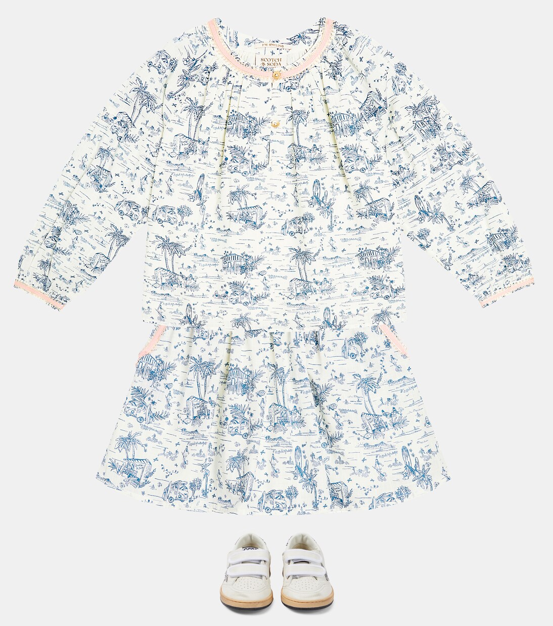 Printed cotton skirt | Scotch & Soda Kids
