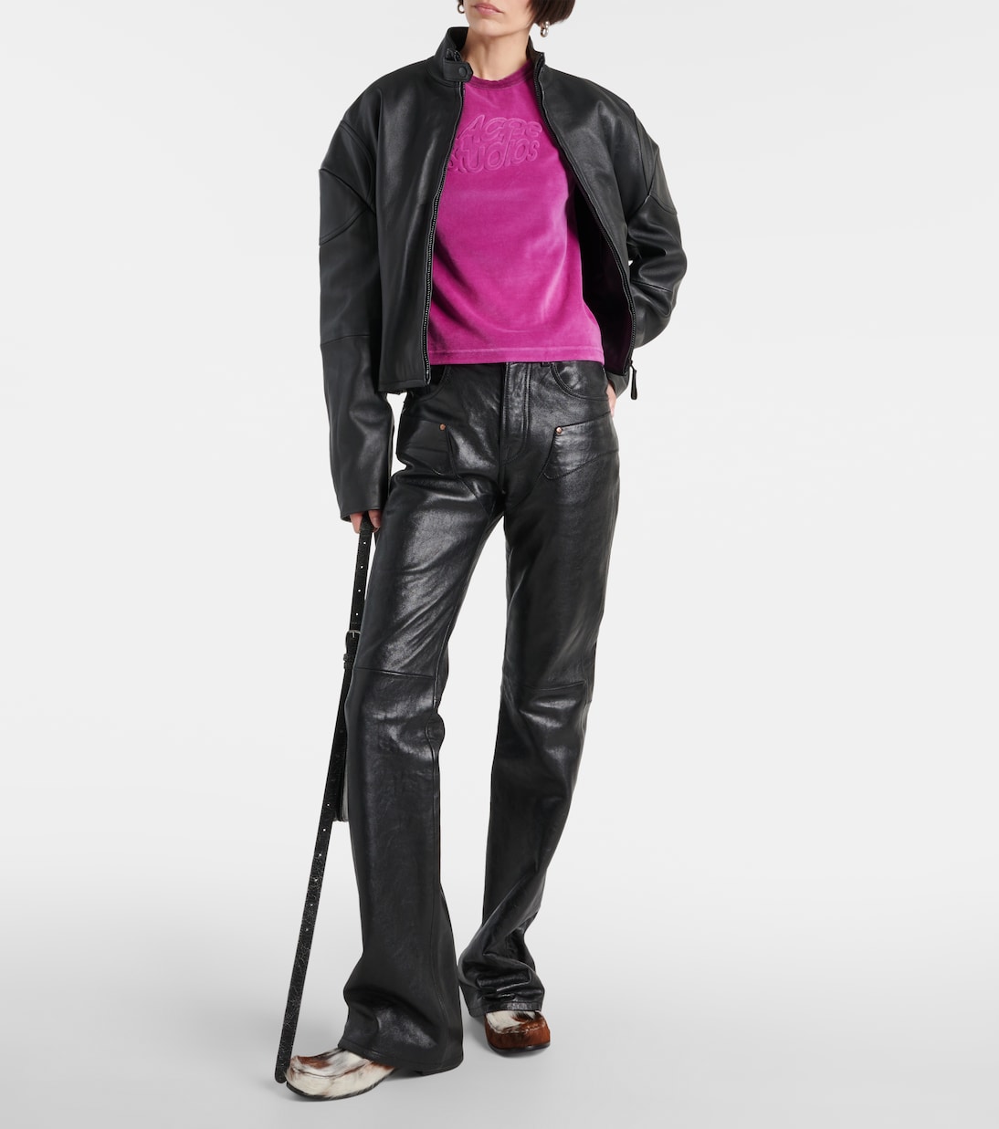 T-Shirt aus einem Baumwollgemisch | Acne Studios