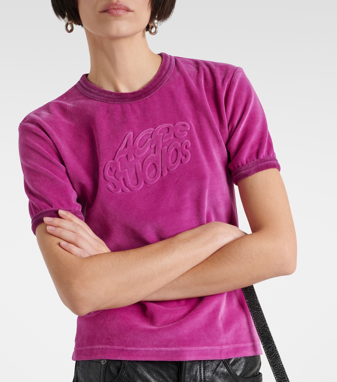 T-Shirt aus einem Baumwollgemisch | Acne Studios