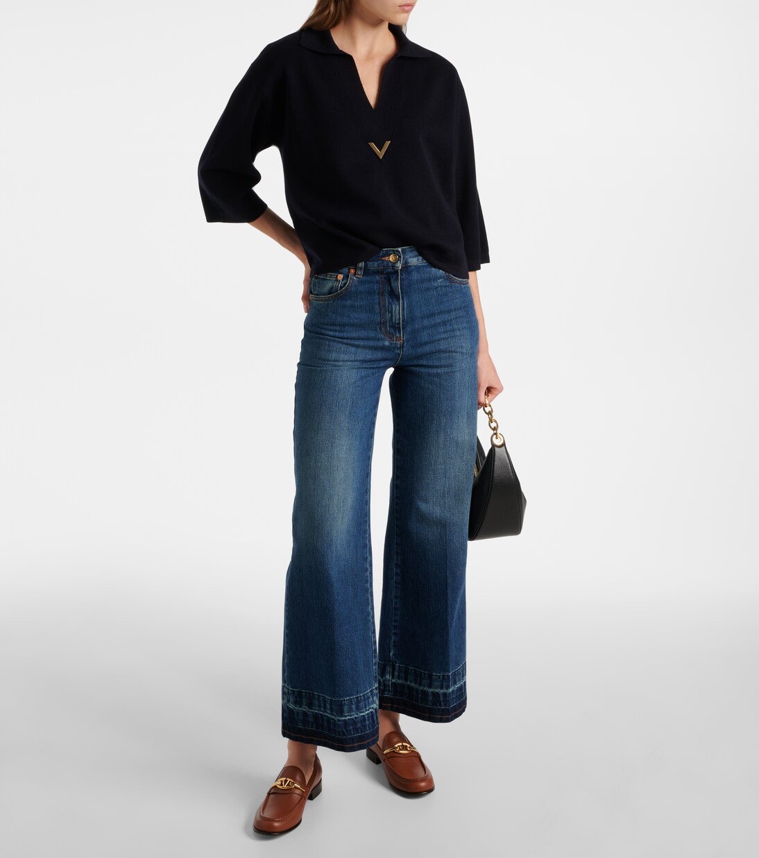 Loafers VLogo The Bold Edition aus Leder | Valentino Garavani