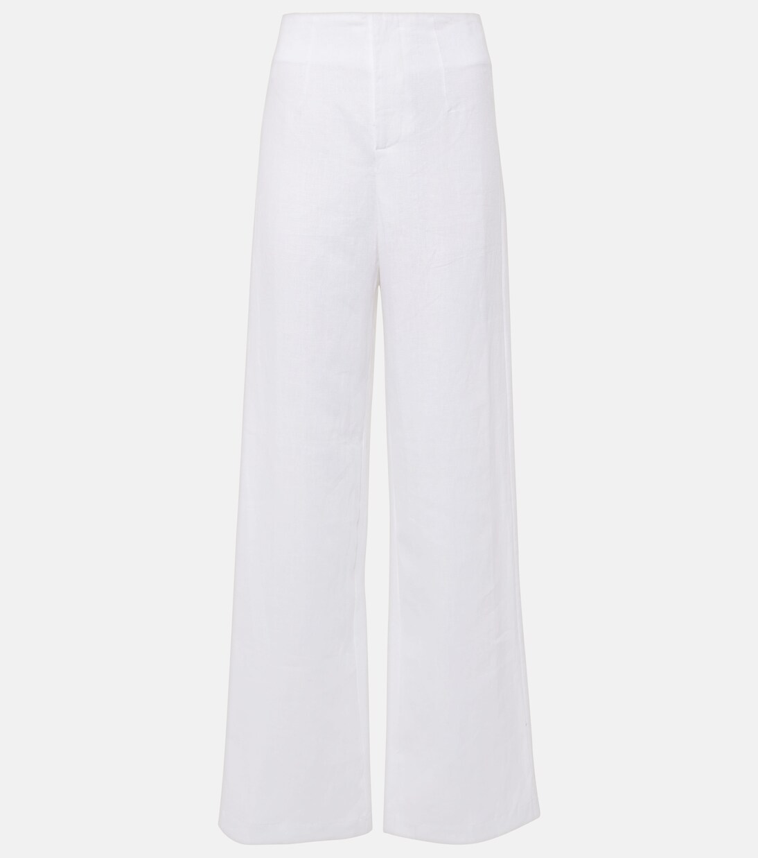 Isotta high-rise linen straight pants | Faithfull