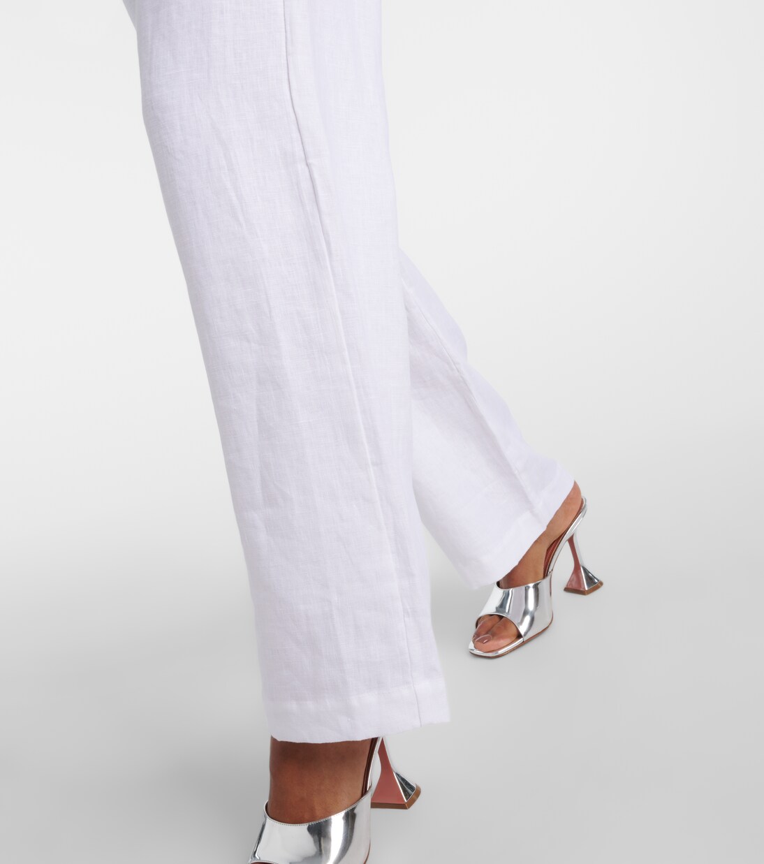 Isotta high-rise linen straight pants | Faithfull