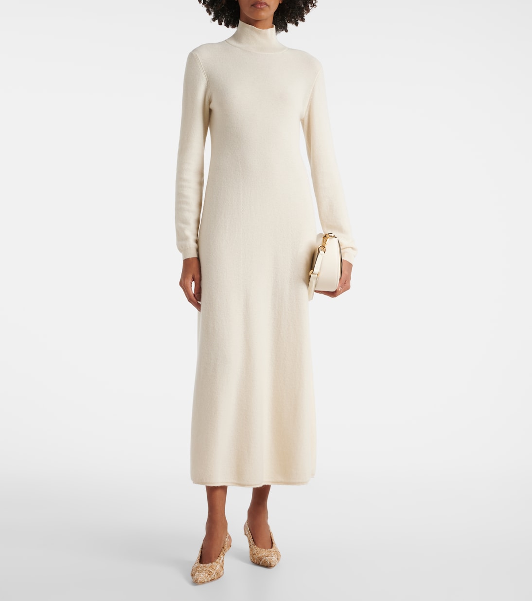 Pointy 55 bouclé slingback pumps | Gianvito Rossi