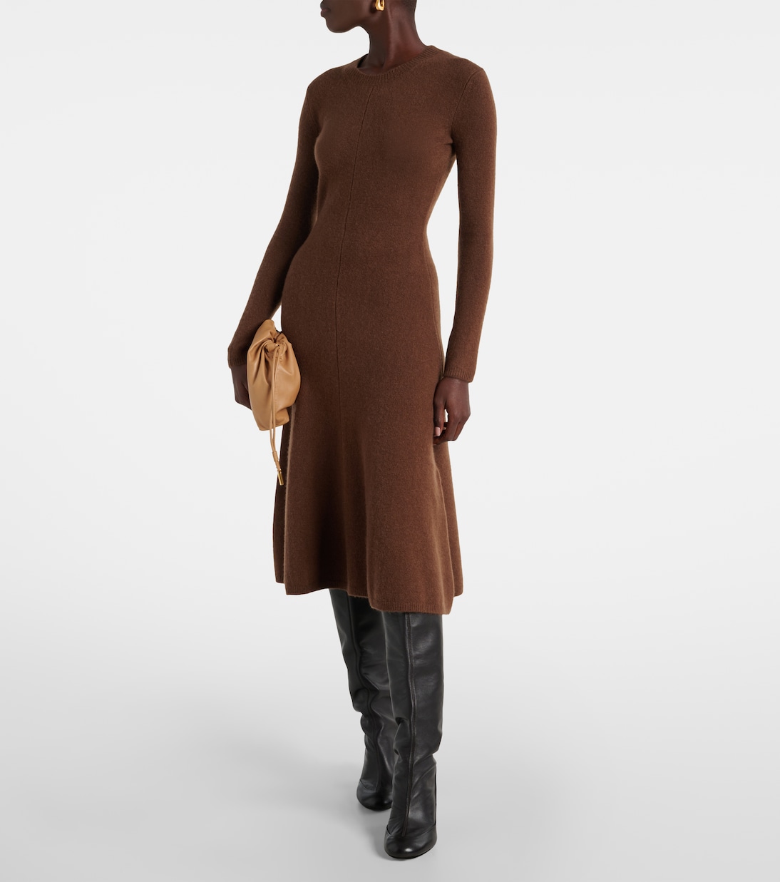 Cashmere-blend midi dress | Joseph
