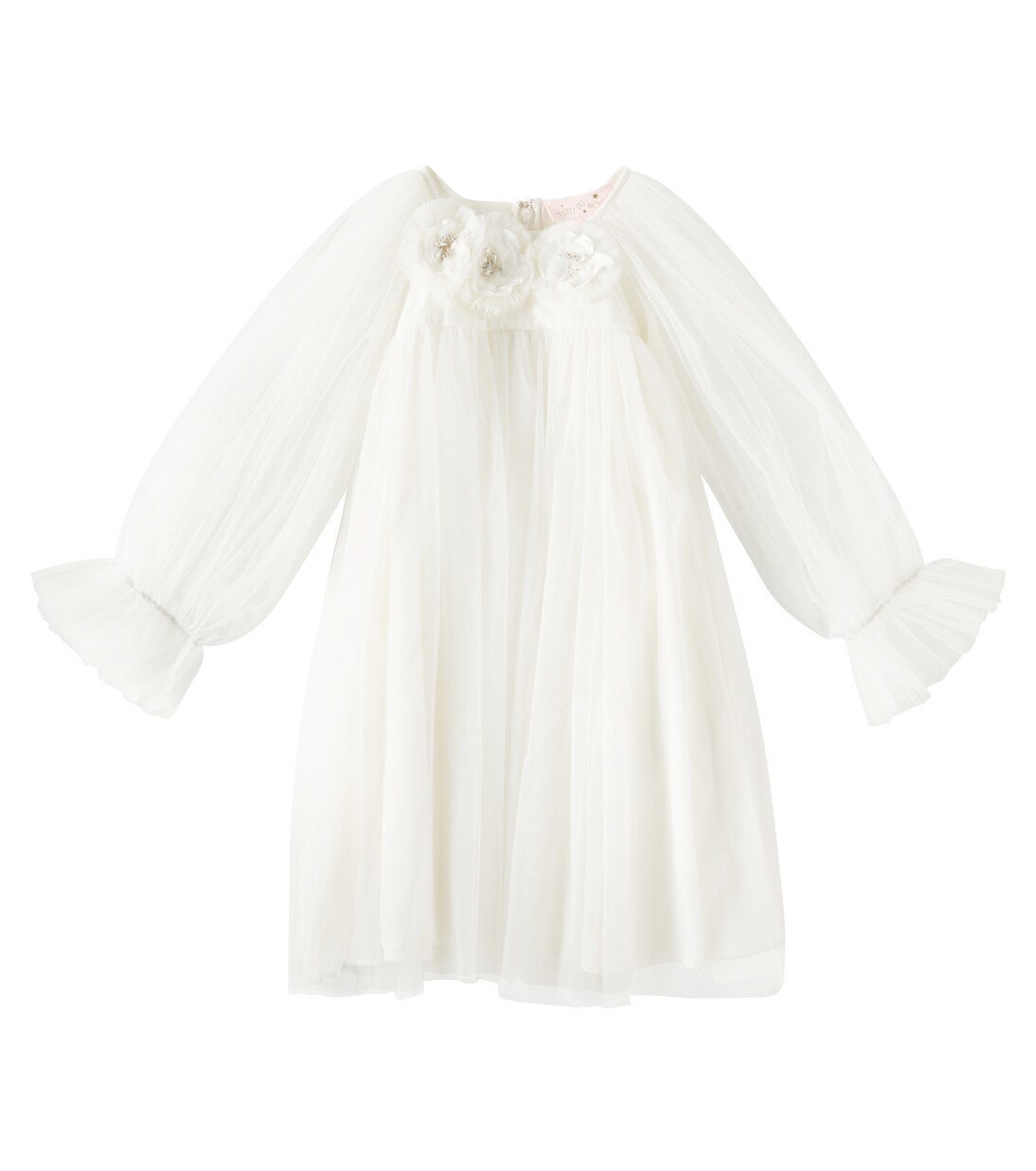 Snowy Petal embellished tulle dress | Tutu Du Monde