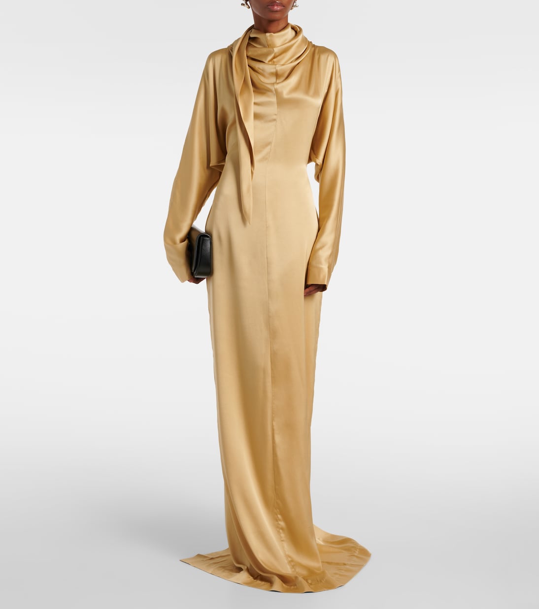 Robe longue Imre en soie mélangée | Tove