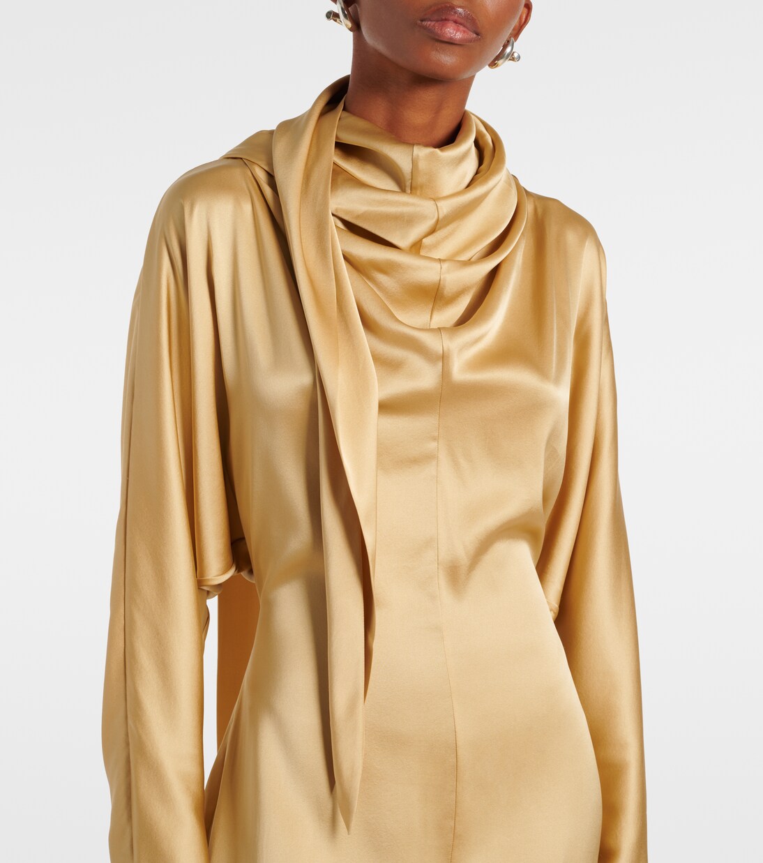 Robe longue Imre en soie mélangée | Tove