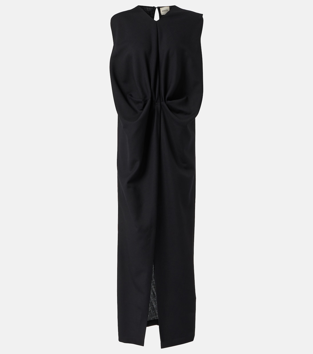 Robe longue Niel en laine et mohair | Khaite