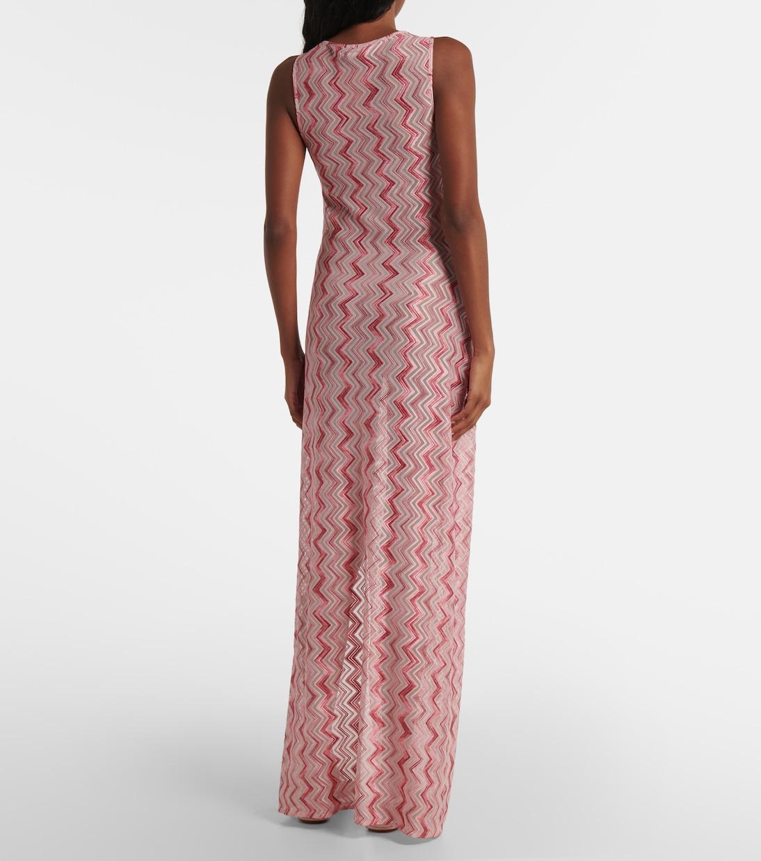 Maxikleid aus Häkelstrick | Missoni