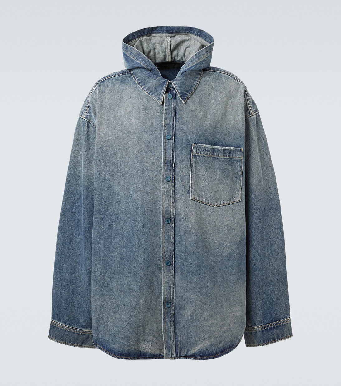 Hemdjacke aus Denim | Balenciaga