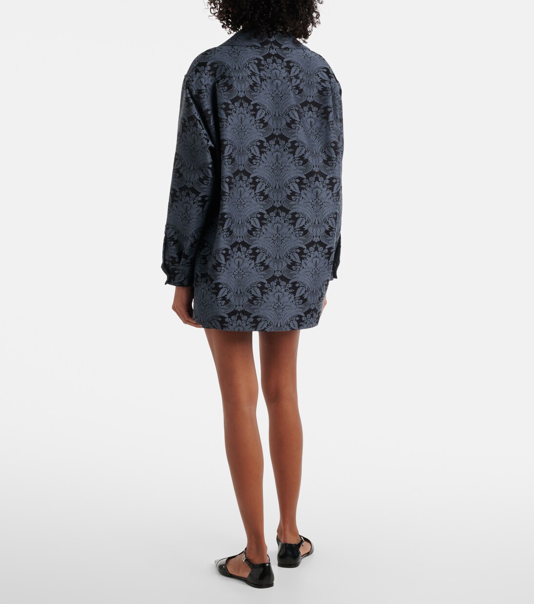 Anemone wool-blend jacquard shirt | Max Mara